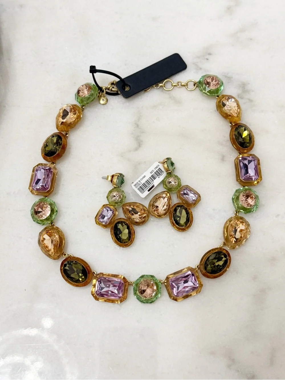 JCREW Jewel Box necklace and earrings set - Picture 6 of 7